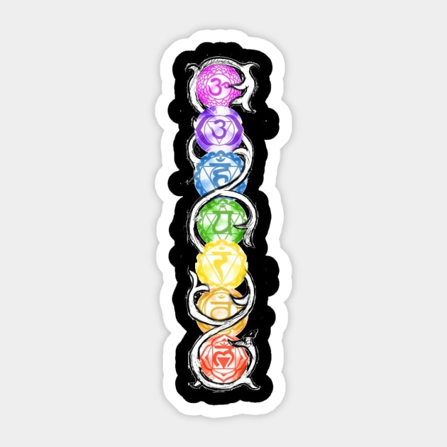 Chakra Vine Sticker by jennifersoldner